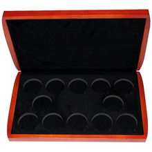 Dřevěná krabička 12 x Ag Lunární série I. 1999 - 2010