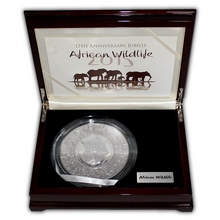 Stříbrná mince 1 Kg Slon africký African Wildlife 12. výročí 2015 Puzzle Proof