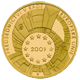 Zlatá půluncová medaile Předsednictví ČR v Radě EU 2009 Proof