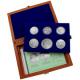 Sada 6 stříbrných pamětních mincí roku 2013 v dřevěné krabičce Standard