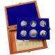 Sada stříbrných pamětních mincí roku 2012 v dřevěné krabičce Proof