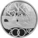 Strieborná minca 200 Kč Položenie základného kameňa Karlovho mostu 650. výr. 2007 Proof
