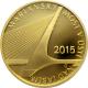 Zlatá minca 5000 Kč Mariánský most v Ústí nad Labem 2015 Proof
