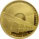 Zlatá minca 5000 Kč Negrelliho Viadukt v Praze 2012 Proof