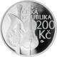 Stříbrná mince 200 Kč Zahájení výuky na pražské konzervatoři 200. výročí 2011 Proof