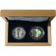 Exkluzivní sada stříbrných mincí Jan Lucemburský a 700 cent 2010 Proof
