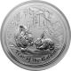 Stříbrná investiční mince Year of the Rabbit Rok Králíka Lunární 5 Oz 2011