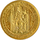 Zlatá minca Karel IV. Dvoudukát Československý 600. výročie úmrtia 1978