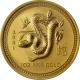 Zlatá investiční mince Year of the Snake Rok Hada Lunární 1 Oz 2001