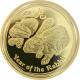Exkluzivní Zlatá mince Year of the Rabbit Rok Králíka 1 Oz 2011 Proof
