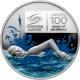Strieborná minca Plávanie Austrália 100. výročie 1 Oz 2009 Proof