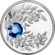 Stříbrná mince Září Narozeninový krystal (Safír) 2012 Proof