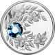 Stříbrná mince Březen Narozeninový krystal (Akvamarín) 2012 Proof