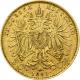 Zlatá mince Dvacetikoruna Františka Josefa I. Rakouská ražba 1893