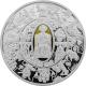 Stříbrná mince pozlacený Apoštol Petr 2010 Proof