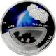 Stříbrná mince kolorovaná Meteorit Abee 2012 Proof