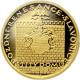 Zlatá mince 2000 Kč Štíty Domů ve Slavonicích Pozdní Renesance 2003 Proof