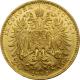 Zlatá minca Dvadsaťkorunáčka Františka Jozefa I. Rakúská razba 1895