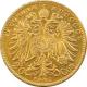 Zlatá mince Dvacetikoruna Františka Josefa I. Rakouská ražba 1905