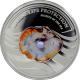Strieborná minca kolorovaná Tajomstvo mora Perla Marine Life Protection 2013 Proof