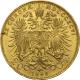 Zlatá minca Dvadsaťkorunáčka Františka Jozefa I. Rakúská razba 1896