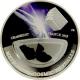 Stříbrná mince kolorovaná Meteorit Chassigny 2013 Proof
