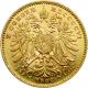 Zlatá mince Desetikoruna Františka Josefa I. Rakouská ražba 1906