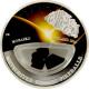 Stříbrná mince kolorovaná Meteorit Morasko 2013 Proof