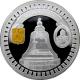 Strieborná pozlátená minca Car kolokol Kremlin Series 2011 Proof