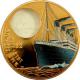 Bronzová kolorovaná minca Titanic 100. výročie 2012 Proof