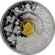 Stříbrná mince pozlacená 12 apoštolů 2008 Proof