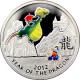 Stříbrná mince kolorovaný Fairy Tale Dragon Rok Draka 2012 Proof