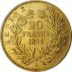 Zlatá minca 20 Frank Napoleon III. 1854 A