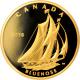Zlatá minca Bluenose - Tall Ships Legacy 2016 Proof