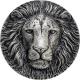 Strieborná minca 5 Oz Lev The African Big Five High Relief 2016 Antique Štandard