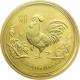 Zlatá investiční mince Year of the Rooster Rok Kohouta Lunární 1 Oz 2017