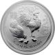 Stříbrná investiční mince Year of the Rooster Rok Kohouta Lunární 1 Oz 2017