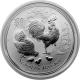 Stříbrná investiční mince Year of the Rooster Rok Kohouta Lunární 1/2 Oz 2017
