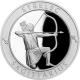 Strieborná medaila Znamenie zverokruhu s venováním - Strelec 2017 Proof