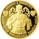 Zlatá čtvrtuncová mince Arnošt z Pardubic - první česká korunovace 2017 Proof