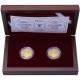 Sada dvou zlatých mincí Relikviář svatého Maura 2017 Proof