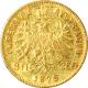 Zlatá mince Osmizlatník Františka Josefa I. 8 Gulden 20 Franků 1875