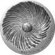 Strieborná minca 5 Oz Brenham Meteorite Art 2016 Antique Štandard