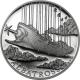 Stříbrná mince Fantastický svět Julese Verna - Vzdušná loď Albatros 2018 Proof