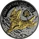 Stříbrná Ruthenium mince pozlacený Rok Psa Lunární The Royal Mint 1 Oz Golden Enigma 2018