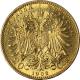 Zlatá mince Dvacetikoruna Františka Josefa I. Rakouská ražba 1902