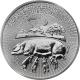 Stříbrná investiční mince Rok Vepře Lunární The Royal Mint 1 Oz 2019