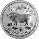 Stříbrná investiční mince Year of the Pig Rok Vepře Lunární 5 Oz 2019