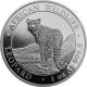 Stříbrná investiční mince Leopard Somálsko 1 Oz 2018