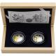 Sada dvou stříbrných mincí Zlatá růže od papeže 2018 Proof